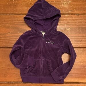 EUC Juicy Couture zip up - 4T